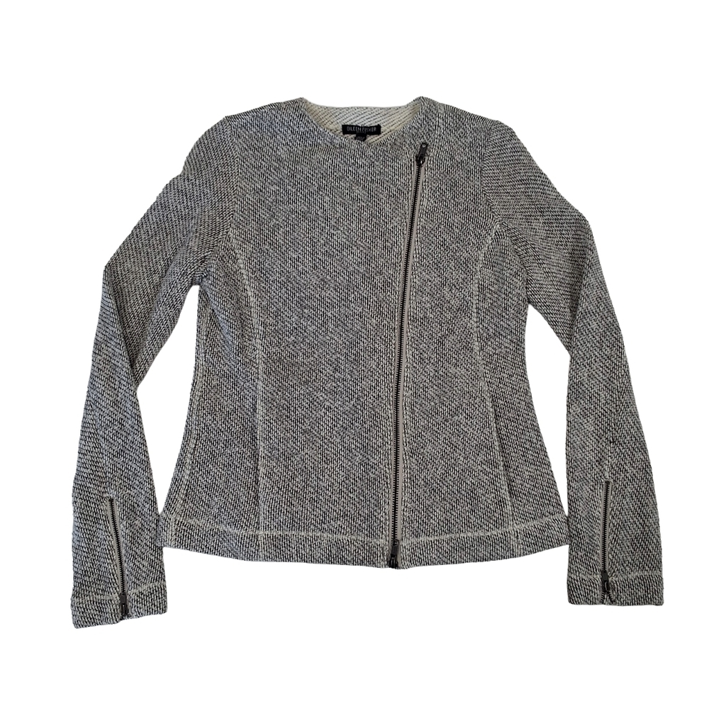 ✨2/$25 Eileen Fisher~Organic Cotton~Twisted Terry~Moto Jacket~Double Zipper~PP